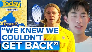 “We were trying to get help”: Missing teen paddle boarders found alive | Today Show Australia