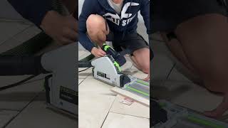 Ювелирная работа погружной пилой Festool TS-55