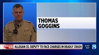 Allegan County deputy faces misdemeanors in deadly crash