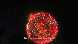 2013  300mm/12inch fireworks shells 神明の花火　１０号