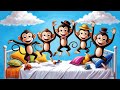 Five Little Monkeys Jumping on the Bed – Classic Nursery Rhyme!