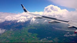 Air New Zealand - Queenstown to Christchurch - Airbus A320 - Stunning views!