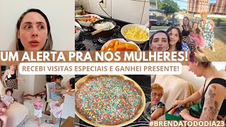 🔴EU SENTI QUE IA DAR RUIM!😱RECEBI MINHA IRMÃ E MINHA MÃE EM CASA,NÃO ACREDITEI QUE GANHEI ISSO!😍