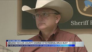 "We anticipate more arrests" Taylor County Law Enforcement makes arrests in "large scale" Abilene dr