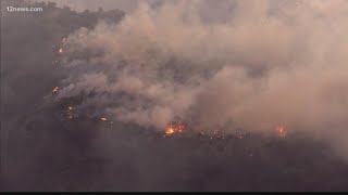 Arizona Backbone Fire morning update on June 20