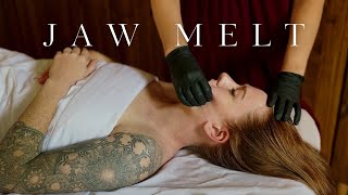 Soothing ASMR Face Massage for Tension Relief By Real Massage Therapist [No Talking] [Real Person]