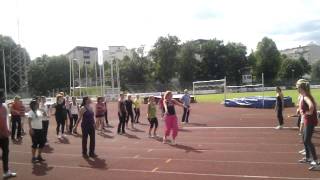 Sats på Studenternas IP 18 / 6 2011 Zumba 2