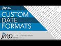 Custom Date Formatting in JMP 16