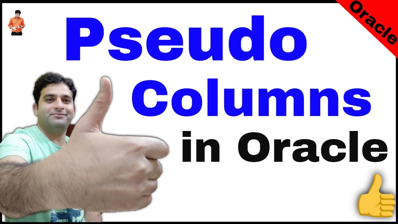 Actual Concept Of Pseudo Column In Oracle - YouTube