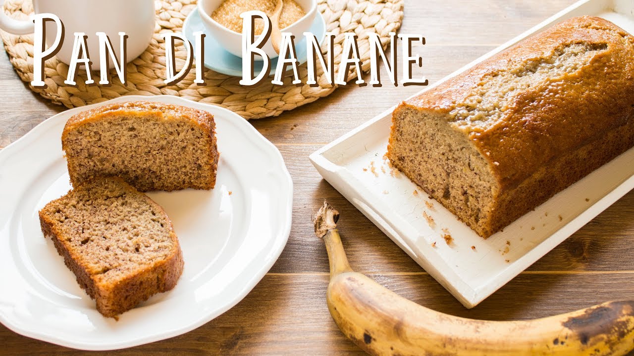 Pan Di Banane | Banana Bread Recipe | Ricetta Dolce Facile E Veloce ...