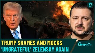 Trump’s Scathing New Attack Shocks Zelensky Ahead of U.S-Ukraine Talks ; ‘He Took Our Money Like…’