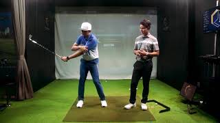 on the tee pro Q ลำดับในการ backswing