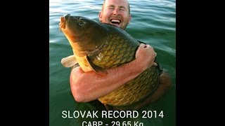 SLOVAK CARP RECORD 2014 - MICHAL IVAN - 29,65 Kg - 65,367 lb