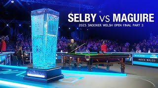 Mark Selby vs Stephen Maguire 2025 Snooker Welsh Open Final Part 3