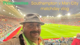 Southampton 2-0 Manchester City Carabao cup quarter final match day vlog. A shocker at St Mary's.