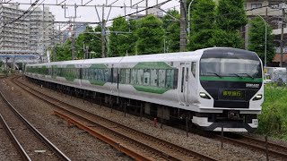 E257系5000番台ｵｵOM-92編成(9883M・集約臨)保土ヶ谷駅通過