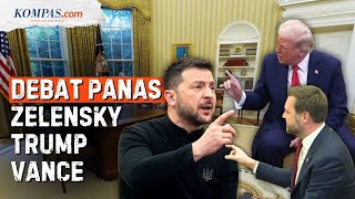 [FULL] Percakapan Cekcok Zelensky, Trump, dan Vance di Ruang Oval AS