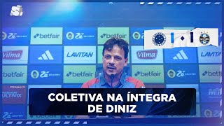 COLETIVA DO TÉCNICO FERNANDO DINIZ APÓS EMPATE CONTRA O GRÊMIO