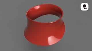 【立体設計通信139】Autodesk Fusion 曲がった帯 A curved band