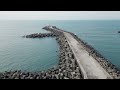 彌陀海岸光廊 空拍 4k