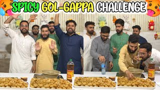 Spicy Gol-Gappa Eating Challenge 🥵😂