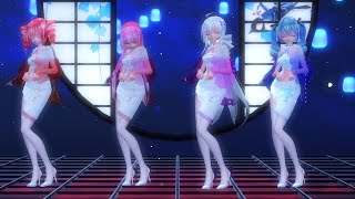 【MMD】   Haku   Luka   Miku   Teto   BLACKPINK - Lovesick Girls