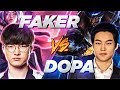 *FAKER VS DOPA TWISTED FATE* The FINAL BATTLE of Season 9 (Midbeast review)