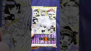 HUNTER×HUNTER シールウエハースvol.4を高速で開けて高速コイントスゲームのゴンを当てる【にふぉるめーしょん】 #hunterxhunter #ハンターハンター