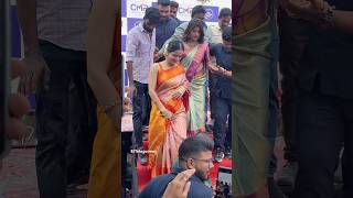 Cmr shopping mall opening #cmr #amrithaaiyer #ashika_ranganath #shots #youtubeshorts #ettelugunews