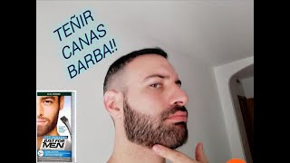 TEÑIR O TINTAR CANAS DE LA BARBA!!