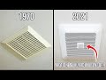 How To Replace And Install A Bathroom Exhaust Fan To A Quiet Motion Sensor Exhaust Fan! DIY Tutorial