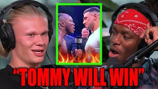 Erling Haaland Predicts Tommy Fury Will BEAT KSI