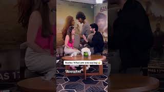 Rasha Thadani \u0026 Aman Devgan  funny Moment #interview