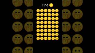 Find 😒 #shorts #shorts #viral #trending #shortfeed #emoji #funny #comedy #viralvideo #shortvideo