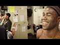 see the lion king star bradley gibson backstage preparing to tell the story of simba