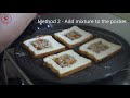 bread pocket பிரட் பாக்கெட் bread omelet toast in tamil with english subtitles aava lifestyle