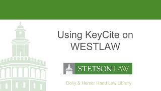 KeyCite on Westlaw