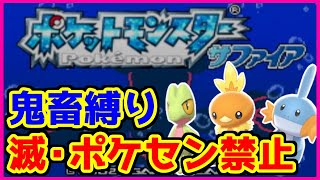 【鬼畜縛り】滅・ポケモンセンター禁止マラソン～ホウエン編#13【ポケモンRSE】