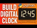 I Built a Digital Clock in Python in 6 Minutes (Complete Beginner Tutorial)