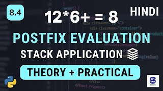 Postfix evaluation using stack | Python Data Structure | CS TechTube