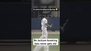 Bo Jackson breaking bats never gets old