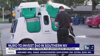 Tech company Nuro to invest $40 million in Southern Nevada