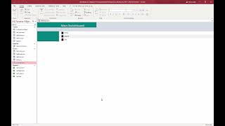 Microsoft Access Switchboards