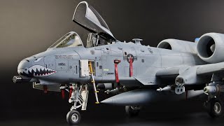 A-10C 1:48 with hangar & Lift Truck. '75th FS Flying Tigers' Academy 12348  [Full Build]