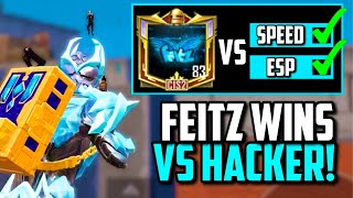 FEITZ WINS MATCH AGAINST HACKER WITH NEW X-SUIT!! | PUBG Mobile