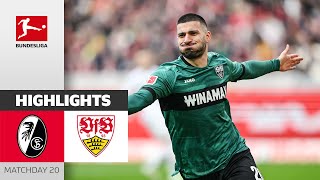 Undav Is On FIRE! | SC Freiburg - VfB Stuttgart  | Highlights | Matchday 20 – Bundesliga 2023/24