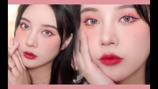 【蜜桃奶醉妆 Peach pink makeup】纯欲风到底是什么风 大概就是这种吧！ | Sayi Makeup