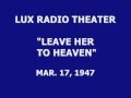 LUX RADIO THEATER -- 