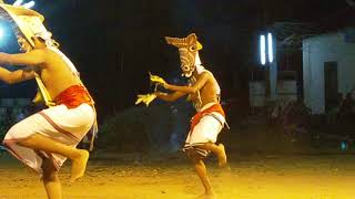 #ചൂട്ട് പടയണി/#Porittikkavu Padayani -Yekshikkolam @18