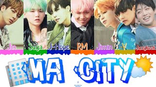 🏙️⛅️ BTS (방탄소년단) - Ma City [Color Coded Lyrics Han|Rom|Esp] ⛅️🏙️